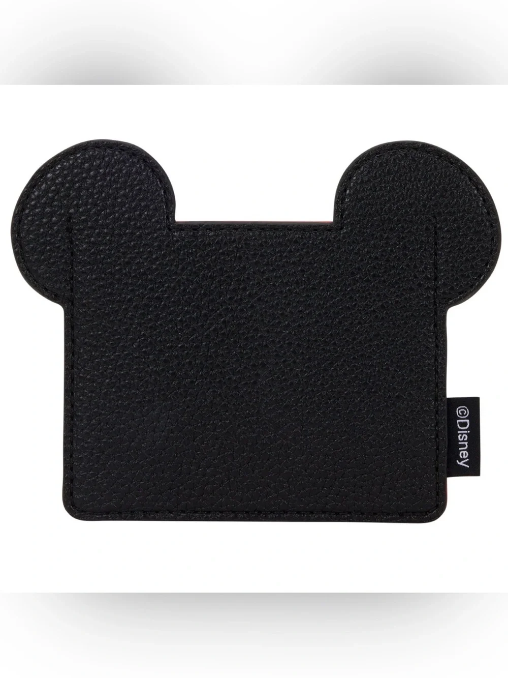 Loungefly Disney Mickey Mouse Cosplay Ears Metallic Red Black Cardholder Wallet